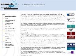 Acoustic Safety Programme