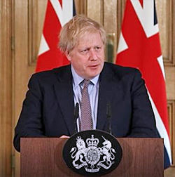 Pic: Boris Johnson launches government action plan