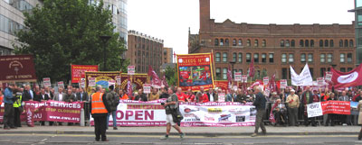 The Demo converges upon Labour Party Conference