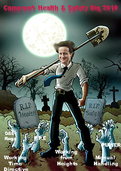 Tory coalition government seeting free Cameron on his dig!