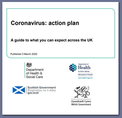Pic: Coronavirus Government's Action Plan - click to download