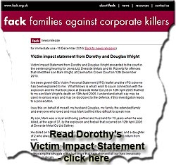 Click to read Dorothy's Victim Impact Statement