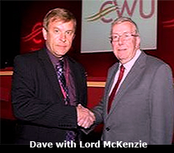 Pic: Dave with Lord McKenzie