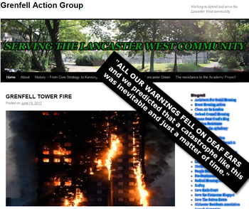Pic: Grenfell Action Group Website