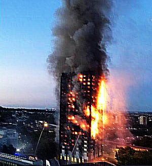 Pic: Grenfell Towerr blaze