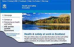 Scotland's HSE web pages