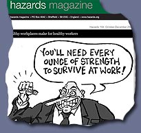 Hazards magazine article on lifestyle initiatives - click to go to the article