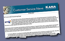 Kana news release