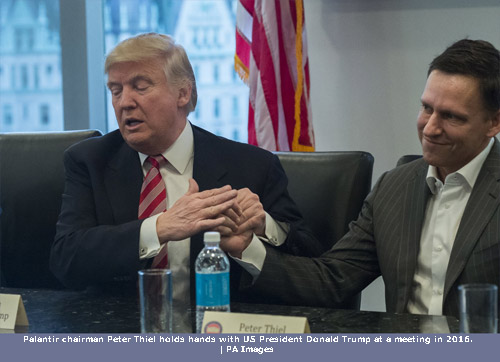 Pic: Palantir Chief with Trump