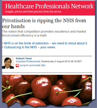 Pic: Healthcare professionals network article - click to read full article