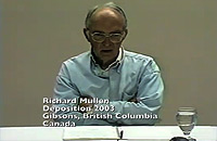 Richard Mullen giving testomony