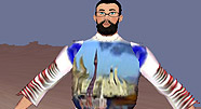 Chris' Second Life Avatar advertises Unionsafety Website