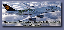 The annual workplace death toll could fill one of these