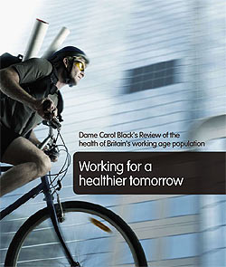 Working For Healthier Tomorrow - Government review on health of the nation - click to download the report