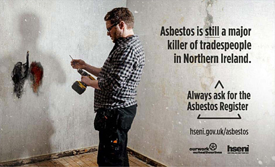 image: Asbestos register campaign by HSENI