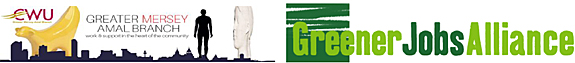 Image: CWU GrterMerseyside Amal and GJA logos