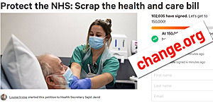 Pic: NHS petition - cl