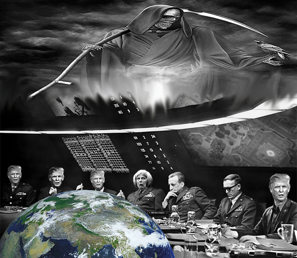 Pic: Dr Strangelove featuring Trump and May