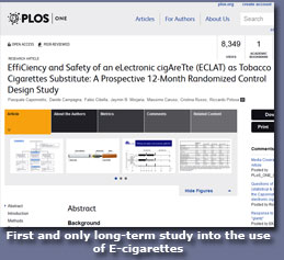 Pic: Study report into e-cigarettes - click to download