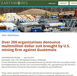 Pic: Earthworks website report