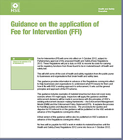 Guidance On The Application Of Fee For Intervention - click to download