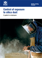 image: HSE guidance Control of Silica Dust - click to dwnload from E-Library