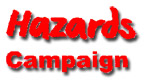 Pic: Hazards Campaign Logo - click to go to their website
