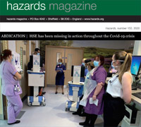 Pic: Hazards article on HSE
