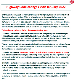 Image: Post Office Notice of HJighwat Code Changes