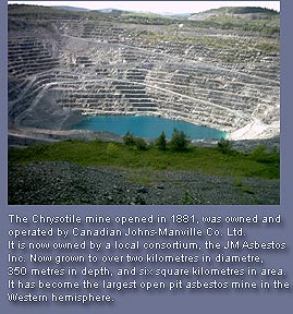 Jeffrey mine in Canada