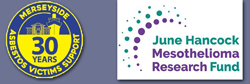 image: MAVSG 30 Yr and June Hancock Meso Research Fund logos