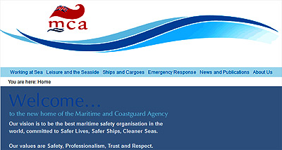 New coastguards government website - read the vision!