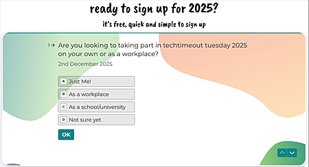 image: sign up to techtimeout - click to go to website