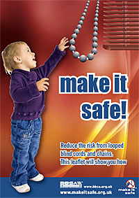 Pic: Child and blinds cord - click to go to website