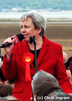 P{ic:  Margaret Greenwood MP at West Kirby Labour Election event
