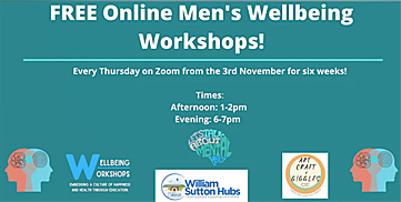 Image: Men's Well-being Webinars