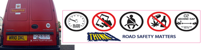 Pic: Road Safety vehicle stickers