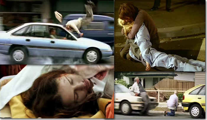 Pic: stills from road safety video