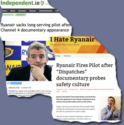 Oic: Pages from Independent Ireland and I HateRyanair blog