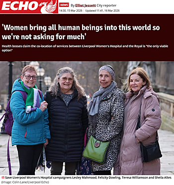 image: Liv Echo news item on SLWH Campaign - click to read original website item