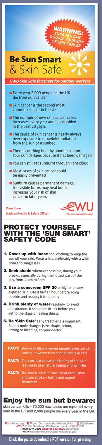 Image: CWU Sunsafe Poster - click the pic to download pdf version