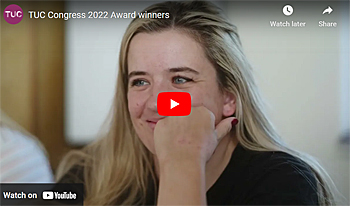 Image: TUC Awards 2022 - click to watch video