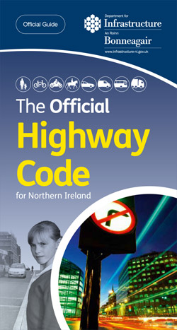 Image: Highway Code foir N Ireland - click to go to official website