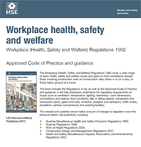 Pic: cover of Wokrplace Regs ACOP - click to download from E-library